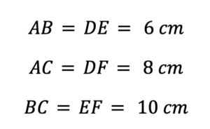 Géométrie au Brevet : Triangles égaux