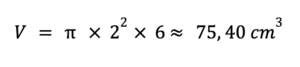 Volume cylindre