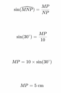 Calcul sinus trigonométrie 3ème